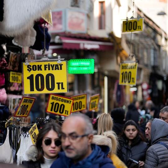 Inflation in der Türkei